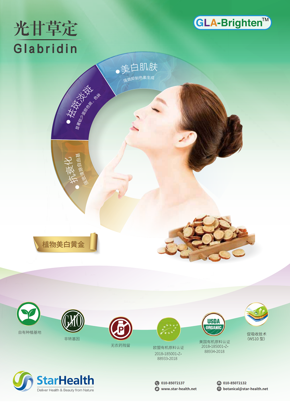 光甘草定10WS Glabridin 10WS - Glycyrrhiza glabra