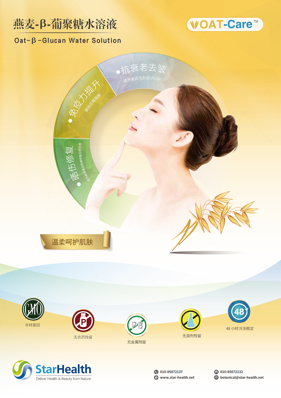 燕麥-&beta;-葡聚糖水溶液 - Avena Sativa L.